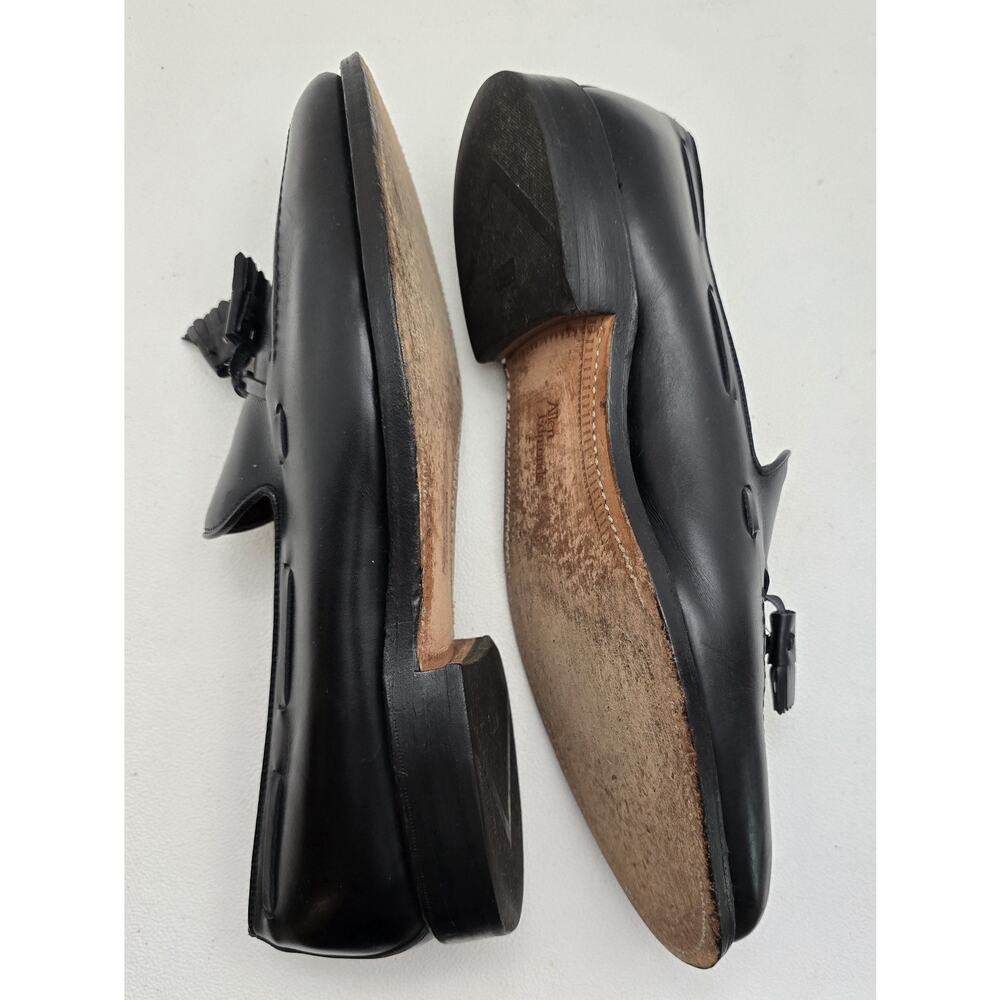 Allen Edmonds Black GRAYSON Mens Leather Tassel Loafers 10 B - Picture 7 of 10